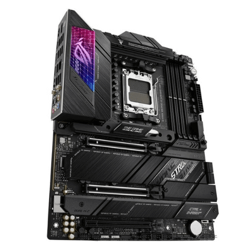 ASUS ROG STRIX X670E-E GAMING WIFI ATX Motherboard, AMD X670 Chipset, AM5 Socket, Intel 2.5 Gb Ethernet, 4xDual Channel DDR5-6400, 128GB Max Memory, 4xSATA 6Gb/s, PCIe 5.0, HDMI/DP | 90MB1BR0-M0EAY0