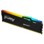 Kingston Fury Beast DDR5 RGB 16GB 4800MT/s DDR5 CL38 DIMM Desktop Gaming Memory Single Module - KF548C38BBA-16