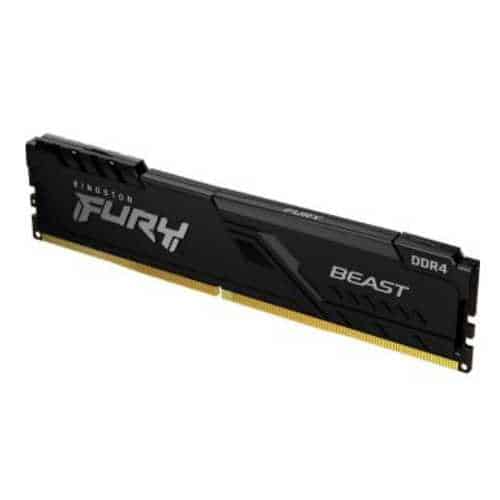 Kingston Fury Beast 8GB DDR4 3200Mhz Desktop Memory, Non ECC, CL16, 288 Pin, DIMM | KF432C16BB/8