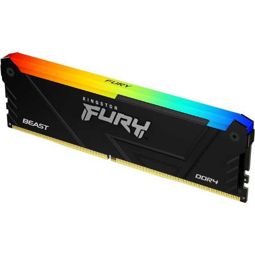 Kingston FURY Beast RGB 8GB 3200MT/s DDR4 CL16 DIMM Computer Memory KF432C16BB2A/8