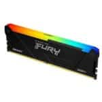 Kington Fury Beast RGB 32GB DDR4 Single Desktop Memory, 3600MT/s Memory Speed, CL18 CAS Latency, 288-Pin Kit, AMD Ryzen Ready, Intel XMP Certified, Black | KF436C18BB2A/32