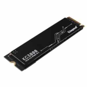 Kingston KC3000 4TB PCIe 4.0 NVMe M.2 Internal SSD, 7000MB/s Sequential Read & 7000MB/s Sequential Write Speed, 800TBW, 3D TLC NAND Technology, Double-sided, Black | SKC3000D/4096G