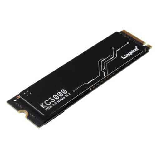 Kingston KC3000 4TB PCIe 4.0 NVMe M.2 Internal SSD, 7000MB/s Sequential Read & 7000MB/s Sequential Write Speed, 800TBW, 3D TLC NAND Technology, Double-sided, Black | SKC3000D/4096G