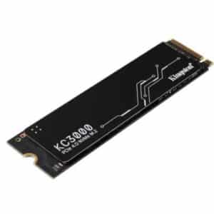 Kingston KC3000 PCIe 4.0 NVMe M.2 Internal SSD, 1TB Capacity, 7,000MB/s Sequential Read & 6,000MB/s Sequential Write Speed, 800TBW, 3D TLC NAND Technology, Single-Sided, Black | SKC3000S/1024G