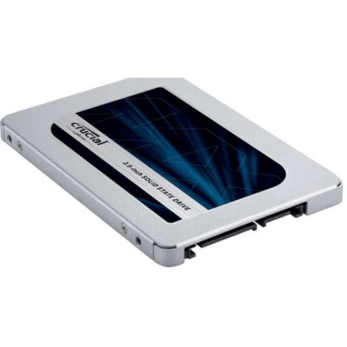 Crucial MX500 4TB 2.5" Internal SATA SSD, Up to 560 MB/s Sequential Read & Up to 510 MB/s Write Speed, Silicon Motion SM2258 Controller, Micron 3D TLC NAND Flash Technology | CT4000MX500SSD1