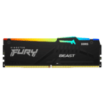 Kingston Fury Beast DDR5 RGB 16GB 4800MT/s DDR5 CL38 DIMM Desktop Gaming Memory Single Module - KF548C38BBA-16