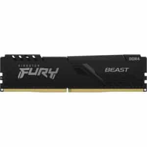 Kingston Fury Beast 16GB DDR4 3200Mhz Desktop Memory, Non-ECC, CL16 CAS Latency, 288 Pin, DIMM Module Type, Black | KF432C16BB/16