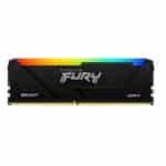 Kingston Fury Beast RGB 64GB (2x 32GB) DDR4 Desktop Memory Kit, 3200MT/s Memory Speed, CL16 CAS Latency, 288-Pin, Intel XMP 2.0, Black | KF432C16BB2AK2/64