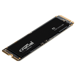 Crucial P3 1TB PCIe Internal SSD, M.2 2280 Form Factor, 3500 MB/s Sequential Read, 3000 MB/s Sequential Write, 220 Terabytes Endurance, NVMe Interface, Black | CT1000P3SSD8