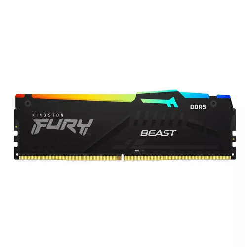 Kingston FURY Beast/DDR5/32GB/6000MHz/CL40/1x32GB/RGB/Black