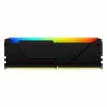 Kingston Fury Beast RGB 32GB ( 2x 16GB ) DDR4 Desktop Memory Kit, 3200MT/s Memory Speed, CL16 CAS Latency, 288-Pin Kit, AMD Ryzen Ready, Intel XMP Certified, Black | KF432C16BB2AK2/32