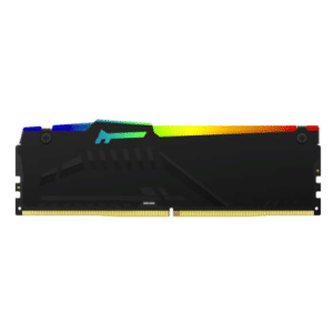 Kingston Fury Beast RGB 64GB ( 2 x 32 ) DDR5 Desktop Memory, 5600MT/s Speed, CL40 Cas Latency, 1.25V Voltage, 288 Pin, Dual Channel Kit, Non-ECC Unbuffered DIMM, Black | KF556C40BBAK2-64