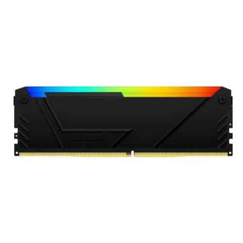 Kingston Fury Beast RGB 64GB (2x 32GB) DDR4 Desktop Memory Kit, 3200MT/s Memory Speed, CL16 CAS Latency, 288-Pin, Intel XMP 2.0, Black | KF432C16BB2AK2/64