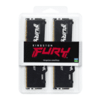 Kingston Fury Beast 32GB (2x16 GB Kit) DDR5 Desktop Memory, 6000MT/s Speed, CL36 DIMM C-Latency, Intel XMP 3.0 and AMD EXPO, Infrared Sync Technology, Overclocking Stability, Black | KF560C36BBEAK2-32