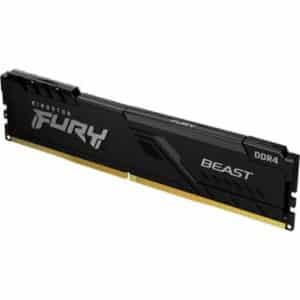 Kingston Fury Beast 16GB DDR4 3200Mhz Desktop Memory, Non-ECC, CL16 CAS Latency, 288 Pin, DIMM Module Type, Black | KF432C16BB/16