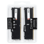 Kingston Fury Beast 32GB (2x16 GB Kit) DDR5 Desktop Memory, 5200MT/s, CL40 DIMM Cas Latency, Intel XMP 3.0, Infrared Sync Technology, Overclocking Stability, Black | KF552C40BBAK2-32