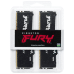 Kingston Fury Beast RGB 64GB DDR5 (2 x 32GB) Desktop Memory, 6000MHz Speed, CL 40 CAS Latency, 1.35 Voltage, 288-Pin, Dual Channel Kit, Non ECC Unbuffered DIMM, Black | KF560C40BBAK2-64