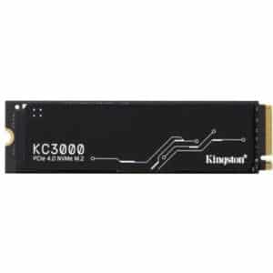 Kingston KC3000 4TB PCIe 4.0 NVMe M.2 Internal SSD, 7000MB/s Sequential Read & 7000MB/s Sequential Write Speed, 800TBW, 3D TLC NAND Technology, Double-sided, Black | SKC3000D/4096G