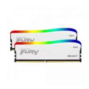 Kingston FURY Beast White/DDR4/32GB/3200MHz/CL16/2x16GB/RGB/White