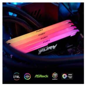 Kingston FURY Beast RGB 32GB 3200MT/s DDR4 CL16 DIMM Computer Memory KF432C16BB2A/32