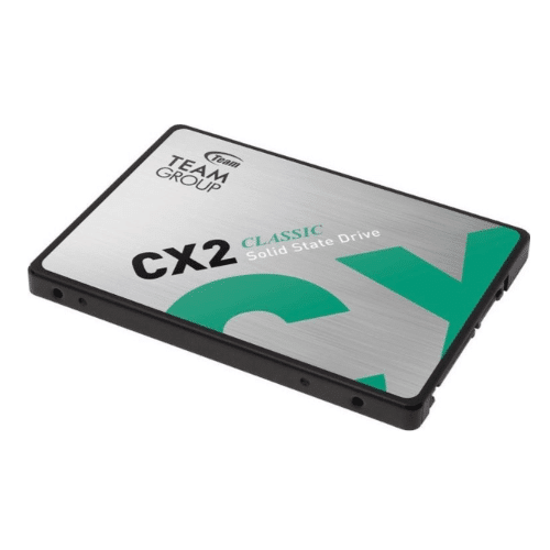 Team Group CX2 2.5" 256GB SATA III 3D NAND Internal SSD, Read/Write Up to 520/430 MB/s, SATA III 6Gb/s, DC +5 Voltage, 1,000000Hr MTBF, 200TB Written Terrabyte | T253X6256G0C101