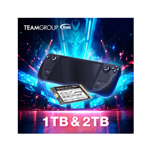 TEAMGROUP MP44S High Performance SSD 1TB SLC Cache Gen 4x4 M.2 2230 PCIe 4.0 NVMe, Compatible with Steam Deck, ASUS ROG Ally, Mini PCs (R/W Speed up to 5,000/3,500MB/s) TM5FF3001T0C101