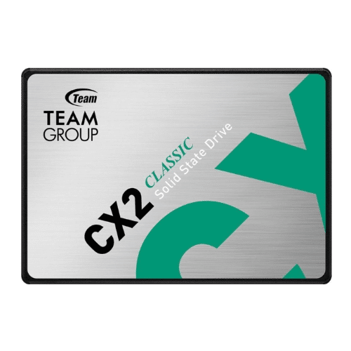 Team Group CX2 2.5" 256GB SATA III 3D NAND Internal SSD, Read/Write Up to 520/430 MB/s, SATA III 6Gb/s, DC +5 Voltage, 1,000000Hr MTBF, 200TB Written Terrabyte | T253X6256G0C101