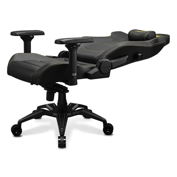 COUGAR ARMOR EVO ROYAL 4-way Lumbar Support Gaming Chair, Breathable Premium PVC Leather, Full Steel Frame, 4D Adjustable Armrest, Class 4 Gas Lift Cylinder, Extra-Size Wheels, Black | 3MEVOGLB.0001 - Image 7