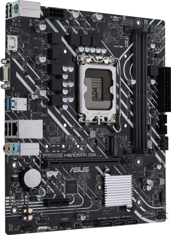 Asus Prime H610M-K D4 LGA 1700 DDR4 Micro ATX Motherboard | 90MB1A10-M0EAY0 - Image 3