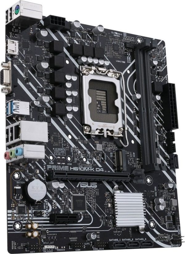 Asus Prime H610M-K D4 LGA 1700 DDR4 Micro ATX Motherboard | 90MB1A10-M0EAY0 - Image 4