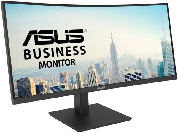 ASUS VA34VCPSN Ultrawide Curved Monitor, 34" VA UWQHD Display, 100Hz Refresh Rate, 4ms (GtG) Response Time, 1500R Curvature, AdaptiveSync Technology, 16.7m Display Colors, Black | 90LM08JJ-B01170 - Image 2