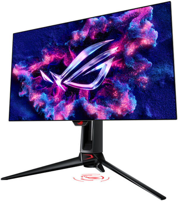 Asus ROG 26.5" Swift PG27AQDP QHD Premium OLED Gaming Monitor, 480Hz Refresh Rate, 0.03ms Response Time, FreeSync & G-Sync, 1.5M 1 Contrast Ratio, 10-Bit 1.07B Colours, AI ASSISTANT, Black | PG27AQDP - Image 3