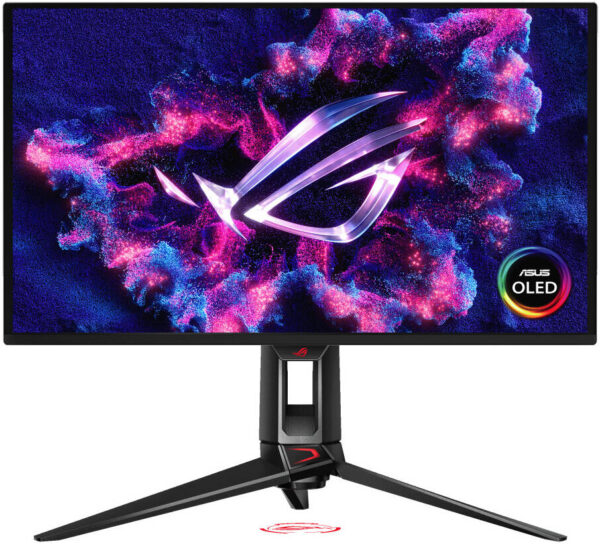 ASUS ROG Swift PG27UCDM Gaming Monitor, 27" QD-OLED Display, 4K UHD Resolution, 240Hz Refresh Rate, 0.03ms (GtG) Response Time, AMD FreeSync Premium Pro & NVIDIA G-SYNC, Black | PG27UCDM