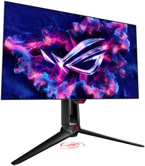 Asus ROG 26.5" Swift PG27AQDP QHD Premium OLED Gaming Monitor, 480Hz Refresh Rate, 0.03ms Response Time, FreeSync & G-Sync, 1.5M 1 Contrast Ratio, 10-Bit 1.07B Colours, AI ASSISTANT, Black | PG27AQDP - Image 2