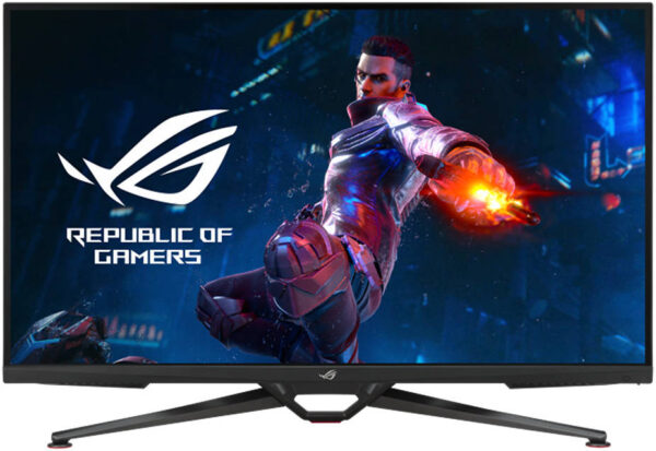 ASUS ROG Swift PG38UQ Gaming Monitor, 38" 4K UHD IPS Display, 144Hz Refresh Rate, 1ms GtG Response Time, G-Sync FreeSync Compatible, 16.7M Display Color, DP/HDMI *2/USB 3.2 *4 | 90LM08M0-B01170