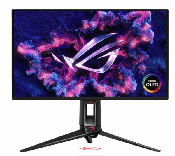 ASUS ROG Swift PG27UCDM Gaming Monitor, 27" QD-OLED Display, 4K UHD Resolution, 240Hz Refresh Rate, 0.03ms (GtG) Response Time