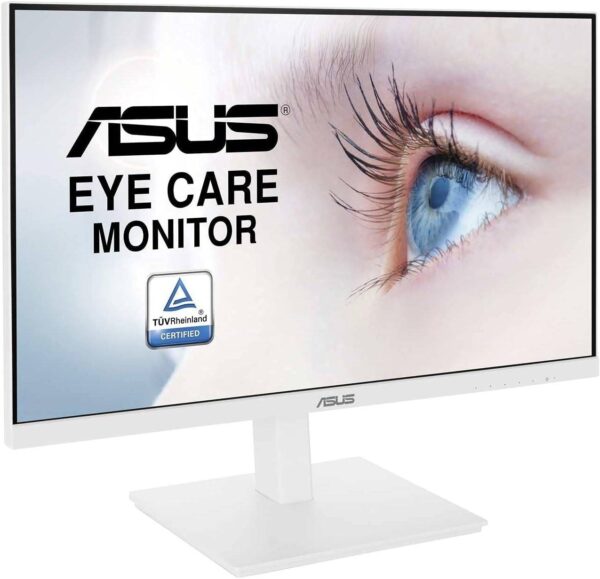 ASUS VA27DQSB-W 27'' FHD IPS Eye Care Monitor, 75Hz Refresh Rate, 5ms Gtg Response Time, 16:9 Aspect Ratio, Adaptive-Sync, DisplayPort, HDMI, Low Blue Light, Flicker Free, White | 90LM06H4-B01370 - Image 2