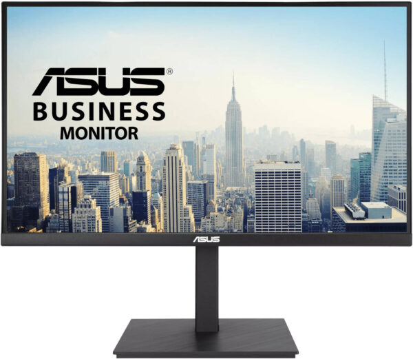 ASUS VA27UQSB Business Monitor, 27" 4K UHD IPS Display, 60Hz Refresh Rate, 5ms (GtG) Response Time, Built-In Speaker, Flicker-Free Technology, 10-Bit Display Color, Black | 90LM09WJ-B02170