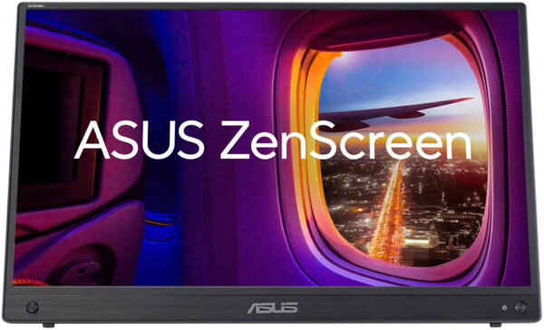 Asus ZenScreen MB16AHG Portable Monitor, 16" FHD IPS Display, 144Hz Refresh Rate, 3ms (GtG) Response Time, AMD FreeSync Premium Technology, 16.7M Display Colors, Black | 90LM08U0-B01170 - Image 2