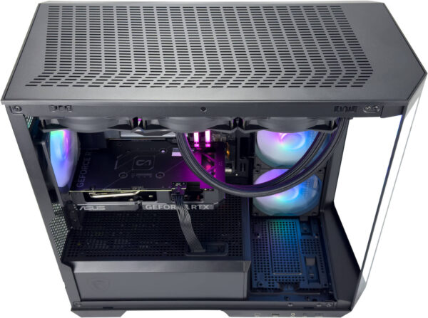 Cyber Gaming PC - Intel Core i7-14700K 20 Cores 28 Threads, NVIDIA RTX 4060 TI 8GB, 16GB DDR5 RAM 5600MHz, 1TB SSD Gen 4, 650W 80 PLUS PSU, 360mm Liquid Cooler - Image 5