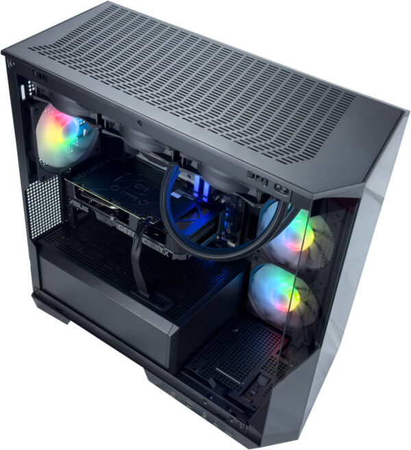 Cyber Gaming PC - Intel Core i7-14700K 20 Cores 28 Threads, NVIDIA RTX 4060 TI 8GB, 16GB DDR5 RAM 5600MHz, 1TB SSD Gen 4, 650W 80 PLUS PSU, 360mm Liquid Cooler - Image 3