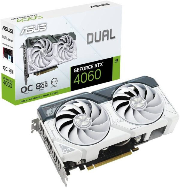 ASUS DUAL RTX 4060 08G EVO WHITE