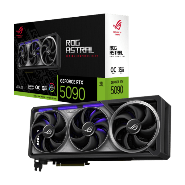 ASUS ROG Astral GeForce RTX 5090 32GB GDDR7 OC Edition Graphics card, Black