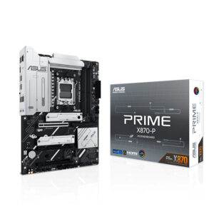 ASUS PRIME X870-P ATX Motherboard - AMD AM5 DDR5 with AI Cooling, PCIe 5.0 & Professional Features