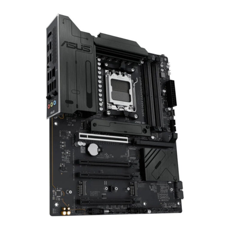 ASUS X870 MAX GAMING WIFI7 Black ATX Motherboard - AMD AM5 DDR5 with AI Advisor, WiFi 7 & PCIe 5.0
