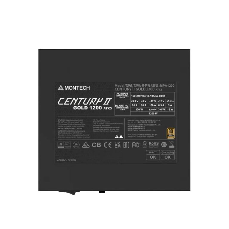 MONTECH | PSU | CENTURY II 1200W - Image 5