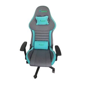 XANDER X-MAX (Black & Blue, 2D Armrests, Butterfly Mechanism, Class 4 Gas Lift, Headrest & Lumbar Pillow) | XTX0771