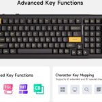 MCHOSE HW-K99V3-7 BLACK GOLD ICY CREAMSICLE SWITCH MECHANICAL KEYBOARD Image-4