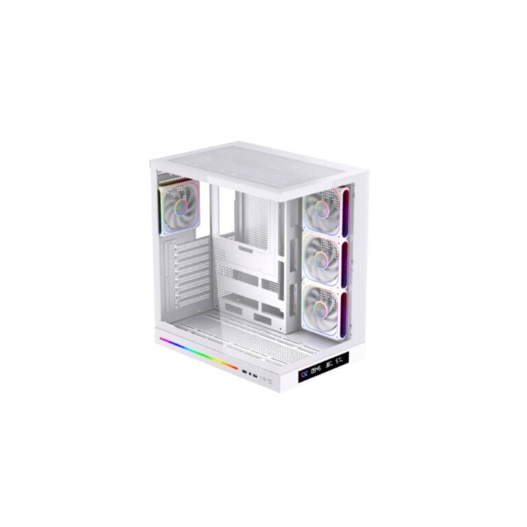 Xigmatek Cloud DGT Tempered Glass E-ATX Case - Arctic image-1