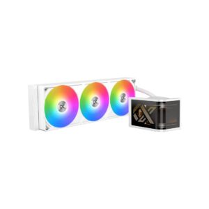XIGMATEK Connect Ultra 360 ARGB AIO CPU Liquid Cooler - White - EN48388